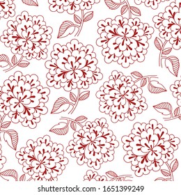 Abstract hand-drawn natural ornament. Vector. Isolated. Monochrome.