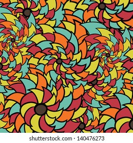 abstract hand-drawn pattern, waves background. Can be used for wallpaper, pattern fills, web page background,surface textures.