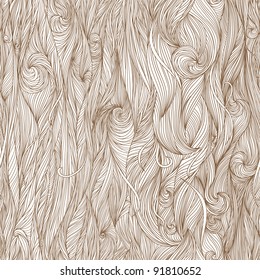 Abstract  hand-drawn pattern, waves background. Seamless pattern can be used for wallpaper, pattern fills, web page background, surface textures.