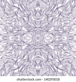 Abstract hand-drawn pattern with waves. Seamless pattern can be used for wallpaper, pattern fills, web page background, surface textures.