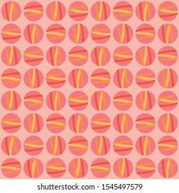 Abstract hand-drawn repeating shapes. Vector seamless pattern design for textile, wallpaper, wrapping paper, prints, fabric, web background or other accent etc.