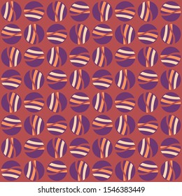 Abstract hand-drawn repeating shapes. Vector seamless pattern design for textile, wallpaper, wrapping paper, prints, fabric, web background or other accent etc.