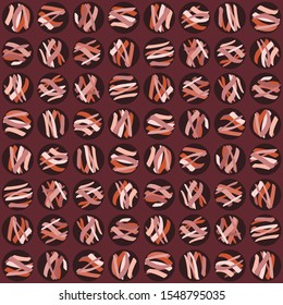 Abstract hand-drawn repeating shapes. Vector seamless pattern design for textile, wallpaper, wrapping paper, prints, fabric, web background or other accent etc.