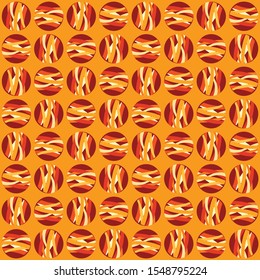 Abstract hand-drawn repeating shapes. Vector seamless pattern design for textile, wallpaper, wrapping paper, prints, fabric, web background or other accent etc.