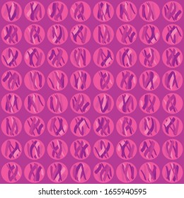Abstract hand-drawn repeating shapes. Vector seamless pattern design for textile, wallpaper, wrapping paper, prints, fabric, web background or other accent etc.