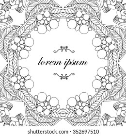 abstract hand-drawn retro waves pattern, wavy background. Vector illustration