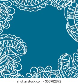 abstract hand-drawn retro waves pattern, wavy background.vector illustration