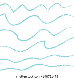 abstract hand-drawn retro waves pattern, wavy background. Pattern can be used for wallpaper, web page background,surface textures.