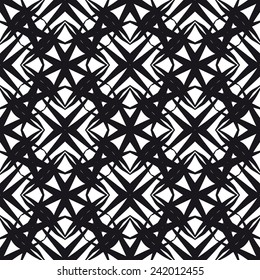 abstract hand-drawn seamless pattern