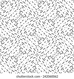 abstract hand-drawn seamless pattern