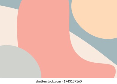 Abstract hand-drawn sketch the contours of modern contemporary boho elements isolated home wall decor simple.
Vector illustration