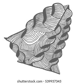 Abstract hand-drawn vector illustration