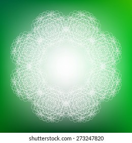 Abstract hand-drawn vector mandala, abstract illustration, element for design.