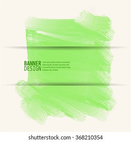 Abstract hand-drawn watercolor background. Colourful template. There is blank place for your text. Vector illustration.