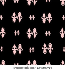 Abstract hand-held seamless pattern. Wavy stripes, curls vector background for printing, fabrics