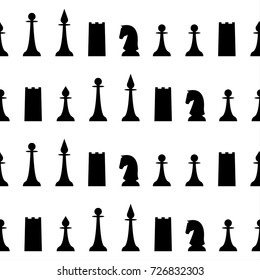 Abstract handmade chess seamless pattern background. Childish handcrafted wallpaper for design card, baby nappy, diaper, scrapbook, holiday wrapping paper, textile, bag print, t shirt etc.