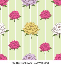 Abstract Handmade Floral textile patterns with digitally enhanced seamless, perfect for wall art, stylish fashion prints, and versatile wrapping paper