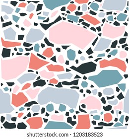 Abstract handmade seamless pattern. Childish craft wallpaper for birthday card, baby nappy, school party advertising, shop sale poster, holiday wrapping paper, textile, bag print, t shirt etc.