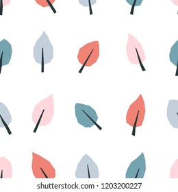 Abstract handmade seamless pattern. Childish craft wallpaper for birthday card, baby nappy, school party advertising, shop sale poster, holiday wrapping paper, textile, bag print, t shirt etc.