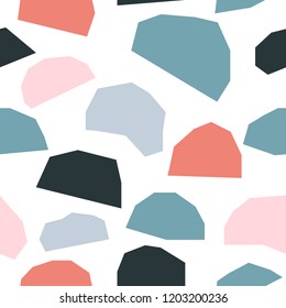Abstract handmade seamless pattern. Childish craft wallpaper for birthday card, baby nappy, school party advertising, shop sale poster, holiday wrapping paper, textile, bag print, t shirt etc.