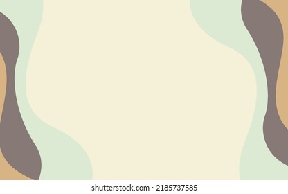 Abstract handrawn shape flat background vector