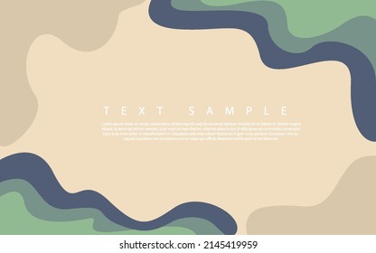 Resumen Forma de onda de mano forma de fondo de color pastel vector