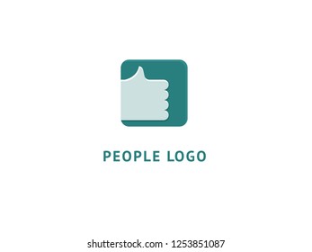 Abstract hands logo icon vector design. Health, help, support Center, care, vector sign. Vector illustration Handshake logotype. Communication web icon