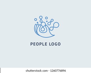 Abstract hands logo icon vector design. Health, help, support Center, care, vector logo. Vector illustration, Graphic Design Editable Design. Handshake logo. Communication web icon.