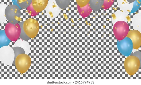 Abstract Happy Birthday Background Card Template Vector Illustration EPS10