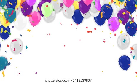 Abstract Happy Birthday Background Card Template Vector Illustration EPS10