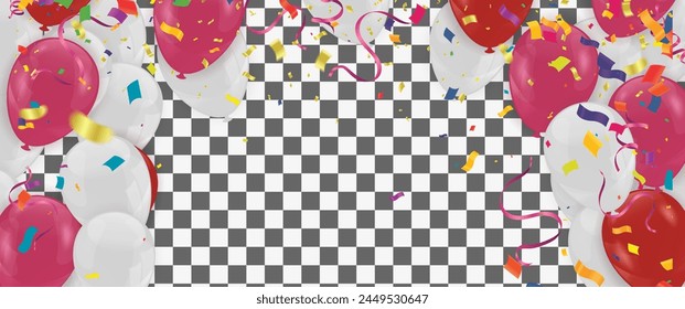 Abstract Happy Birthday Background Card Template Vector Illustration EPS10