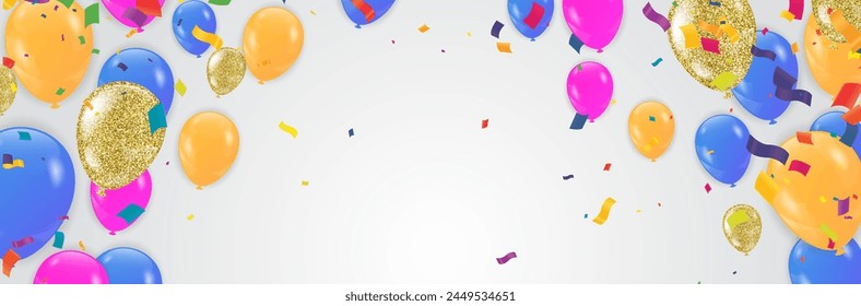 Abstract Happy Birthday Background Card Template Vector Illustration EPS10