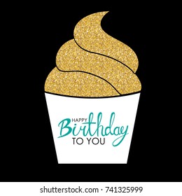 Abstract Happy Birthday Background Card Template Vector Illustration EPS10