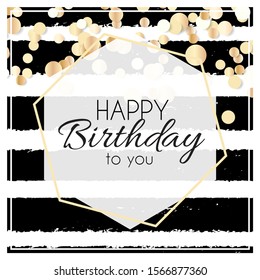 Abstract Happy Birthday Background Glitter Splash Stock Vector (Royalty ...