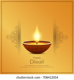 Abstract Happy Diwali background