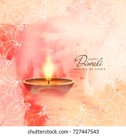 Abstract Happy Diwali background; 