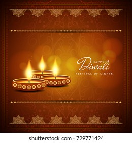 Abstract Happy Diwali background