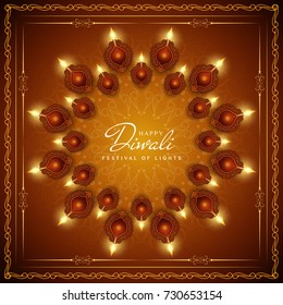Abstract Happy Diwali background