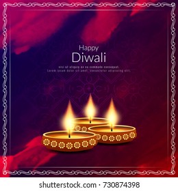 Abstract Happy Diwali background