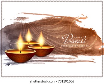 Abstract Happy Diwali background