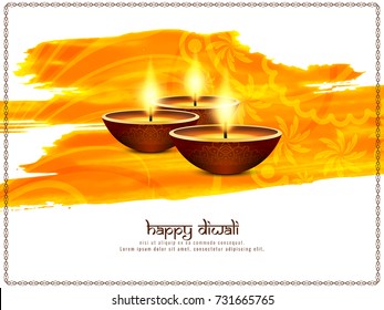Abstract Happy Diwali background