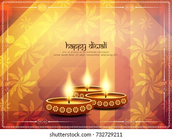 Abstract Happy Diwali background