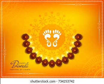 Abstract Happy Diwali background