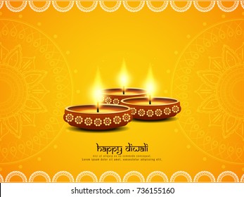 Abstract Happy Diwali background