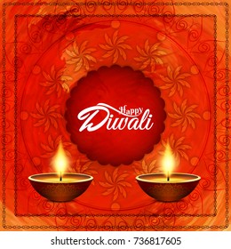 Abstract Happy Diwali background
