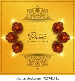 Abstract Happy Diwali background design