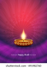 Abstract Happy Diwali colorful background design