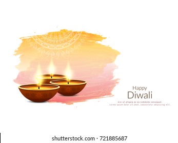 Abstract Happy Diwali elegant background