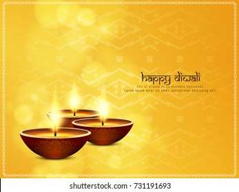 Abstract Happy Diwali elegant background
