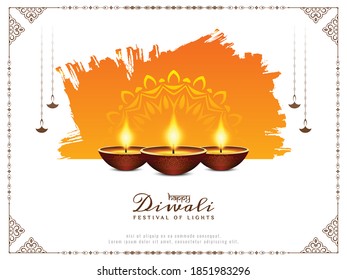 Diwali Deepavali Dipavali Festival Lights India Stock Vector (Royalty ...